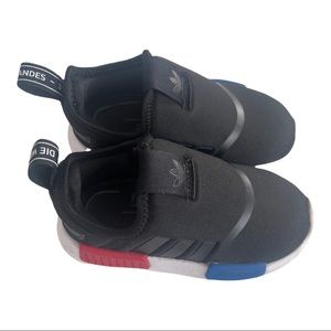 Adidas NMD 360 Slip On Black White Kids Sneakers Shoes Size 8K